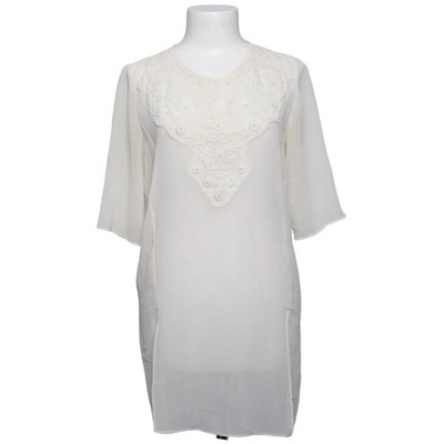 Zara Basic, Kleid, Größe: S, Weiß, Sonstiges, Damen #m6v