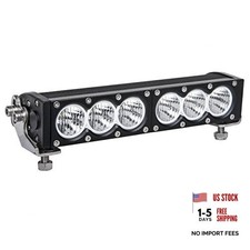 Lightronic Off-road 10 Single Row Led Light Bar 6000k 10 White Flood Beam Lightronic Off-road 10 Single Row Led Light Bar 6000k 10 White Flood Beam