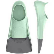Swim Fins, Swim Training Fins for Lap Swimming, Travel Size Flippers with Mes...