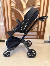 Stokke Xplory Black Stroller Adjustable Back ...