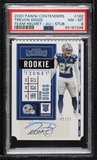 2020 Contenders Rookie Variation Ticket Stub 11/27 Trevon Diggs PSA 8 Auto 1q7