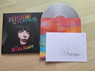 Nina Hagen Highway to heaven LP mit orig. signierten Art-Print !!!!