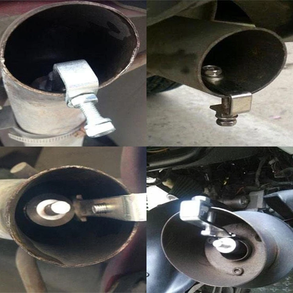 Reino Unido Rojo XL Escape Roar Tubo Fabricante Turbo Sonido Silbato Simulador Silenciador Coche A Foto 4 de 4