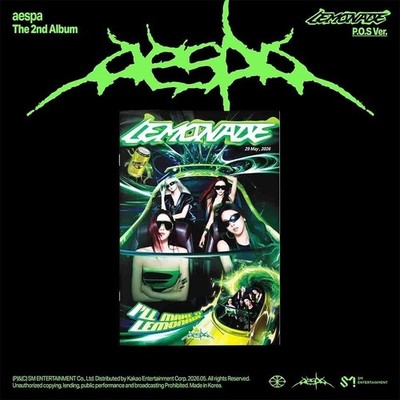 AESPA [LEMONADE] The 2nd Album P.O.S Ver./ CD-R+Foto Buch+2 Karte+GIFT OFFICIAL