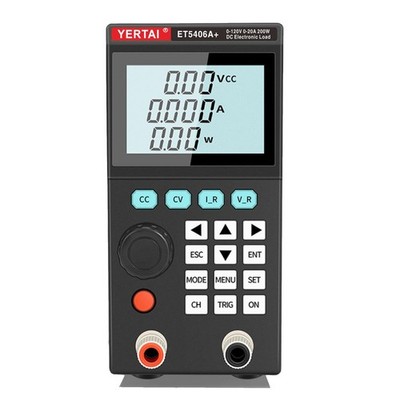 YERTAI Electronic Load Tester, ET5406A+ 200W Programmable DC Load Testers 20A...