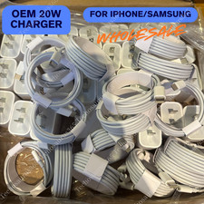 Upgrade 20W Fast Charger Block Type C Cable Lot For iPhone 17 16 15 14 13 12 11