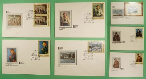 DR WHO 1972 RUSSIA 7 FDC ART COMBO R41683