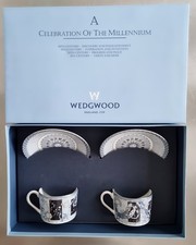 Wedgewood 21st Cen. Millennium Teacup & Saucer Set - Vision & Hope BNIB Freepost