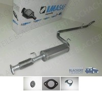 Imasaf Auspuff Mitteltopf für Fiat Doblo Cargo 1.6 Natural Power 2002-2005