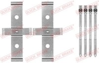 1X Quick Brake 109-1694 ZubehöRsatz Scheibenbremsbelag FüR Renault Alfa Romeo