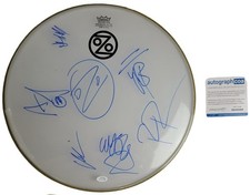 Ozmati Signed Autographed 18 Inch Clear Drum Head Drumhead ACOA