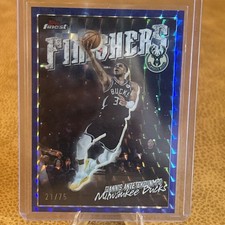 2025-26 Topps Finest - Finishers Giannis Antetokounmpo #FI-3 Blue /75