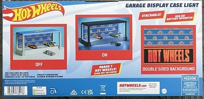 Hot Wheels GARAGE DISPLAY CASE LIGHT With LED Lighting VHTF | eBay