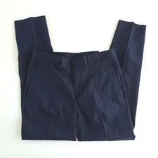 NWT Perry Ellis 34x30 Mens Travel Luxe Slim Navy Dress Pants (TAGGED 32x30)