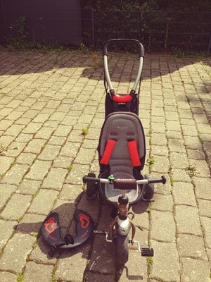 PUKY Dreirad, Kinder Trike Schiebestange, 4-in-1 Dreirad gebraucht.