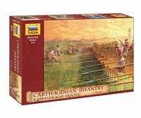 Zvezda 8010 - 1:72 Karthagische Infanterie - Neu