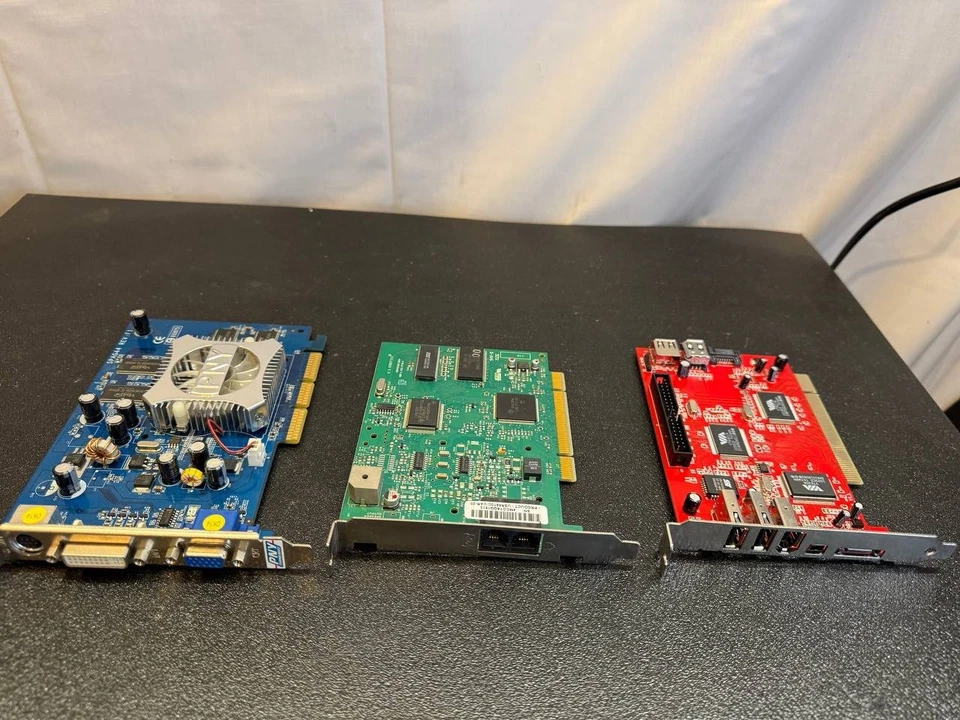 Vintage PNY GeForce 6200 256MB AGP + USR 5610C PCI Modem + VIA USB/FireWire - Image 2 of 4