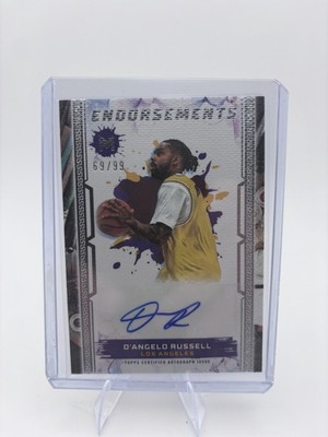 2023-24 Topps Motif #ME-DR D'Angelo Russell Motif Endorsements Autographs #/99