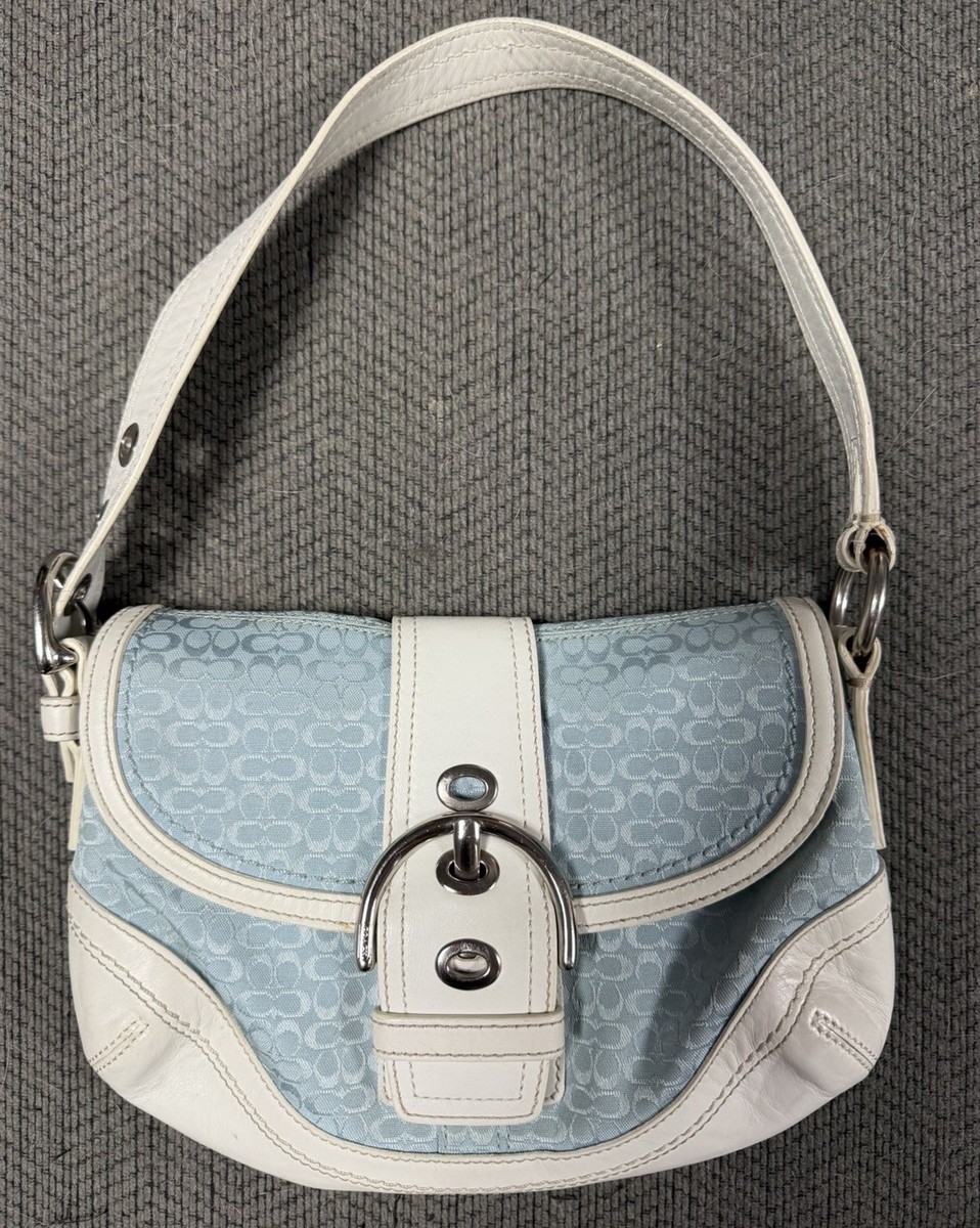 バッグ Coach SOHO Mini Signature Small Flap Bag Coach Soho Mini Signature Flap Bag | eBay
