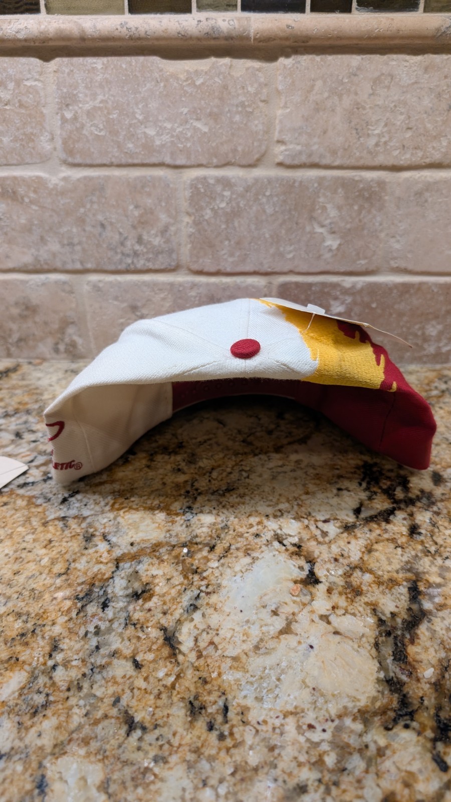 Vintage 90s Florida State Seminoles Logo Athletic Hat Big Spash Cap Snap NWT! image 4