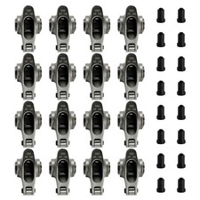 16x Self-aligning Roller Rocker Arms Kit For Sbc Small Block Chevy 305 327 350