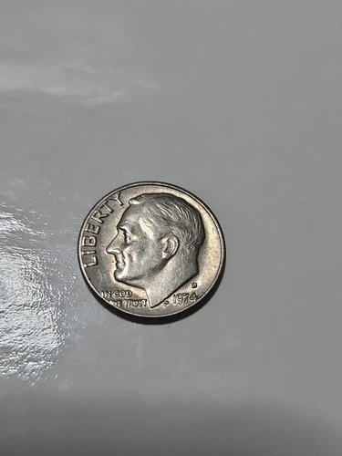 1974-D 10c Roosevelt Dime-Brilliant Uncirculated Condition
