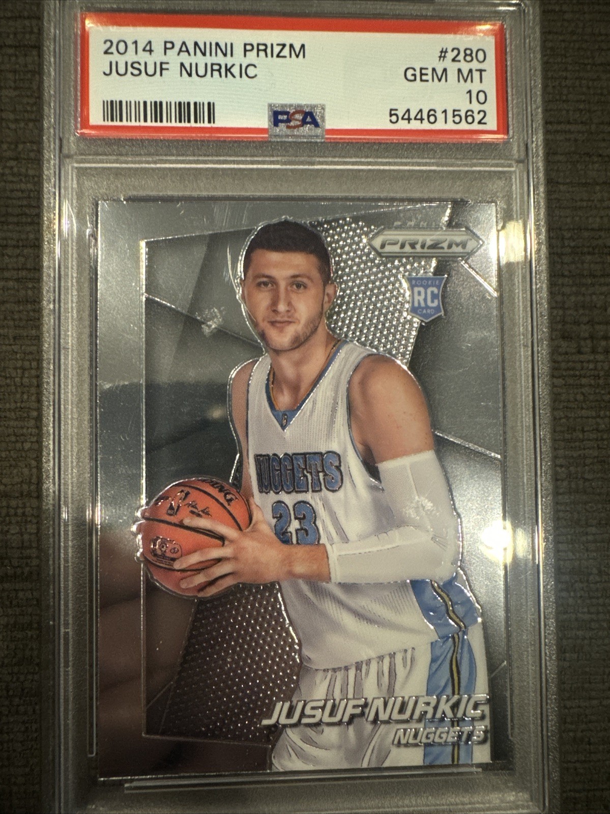 2014-15 Prizm Base #280 Jusuf Nurkic PSA 10