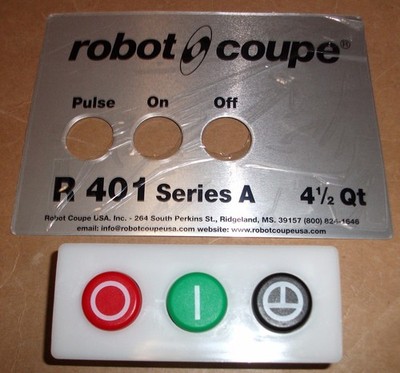 ROBOT COUPE GENUINE ORIGINAL 39802 FOOD PROCESSOR CONTROL PANEL ASSY R401A/R402
