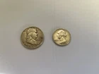 SILVER 90% FRANKLIN HALF DOLLAR Washington Quarter