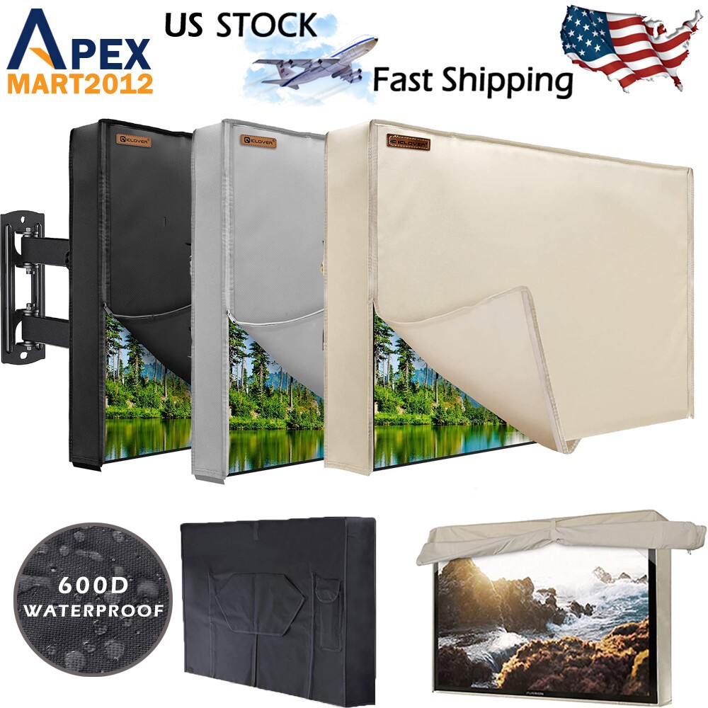 600D Waterproof Outdoor TV Cover Weatherproof Protector Encl