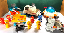 Vintage 1984 Lot of Playworld Toys LI'L PLAYMATES SPACE Playsets VG Condition