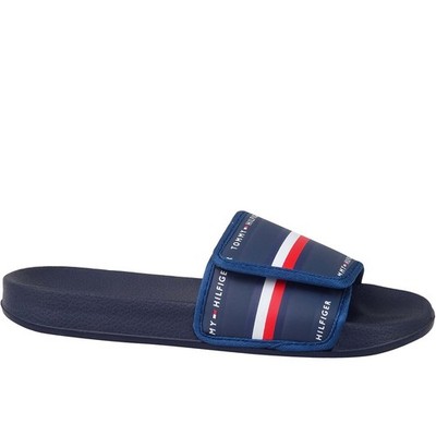 Schuhe Wasser Kinder Tommy Hilfiger Maxi Pool Slide T3B0322721172800 Dunkelblau