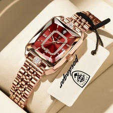 POEDAGAR Waterproof Stainless Steel Date Elegant Fashion Women's Quartz Watch
