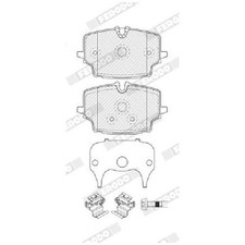 Ferodo Bremsbelagsatz Bremsklötze vorne 34108837161 21278944