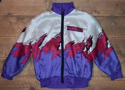Vintage Yamaha Racing Bomberjacke Jacke 1990s 90er Kinder Gr. 164-170 cm