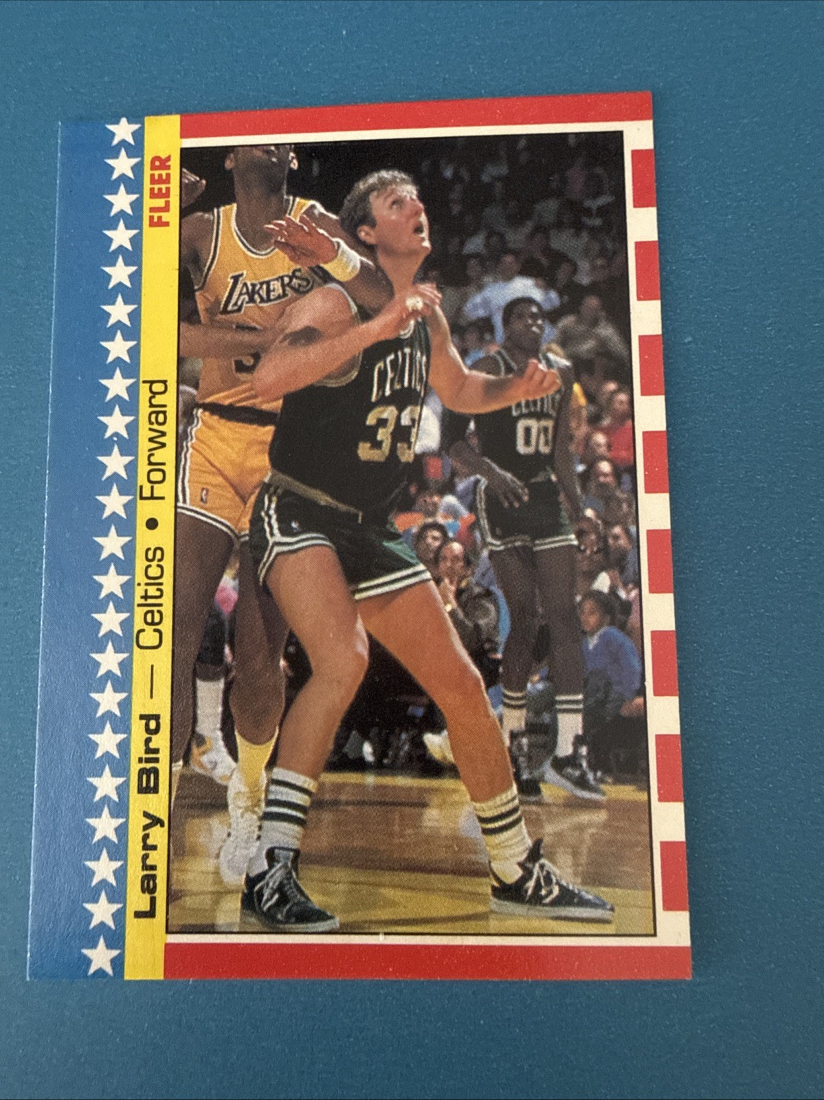 1987-88 Fleer - Stickers Larry Bird #4