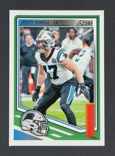 2025 Panini Score Football NFL Base Cards #149 Josey Jewell Panthers