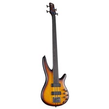 Ibanez SRF 700 BBF, Basso Elettrico 4 Corde Fretless Brown Burst Flat