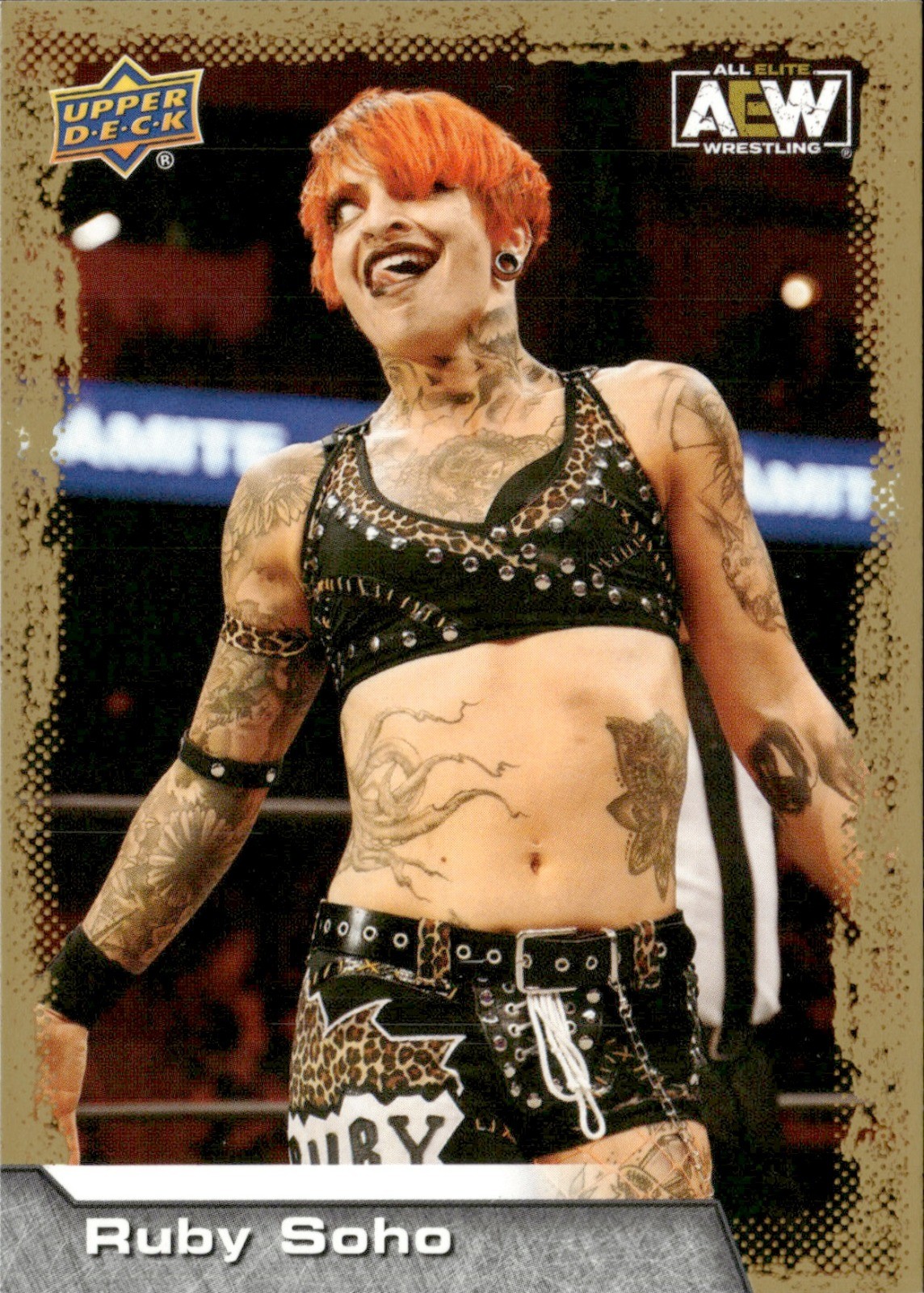 2022 Ruby Soho Upper Deck AEW - Gold 29 Gold NM