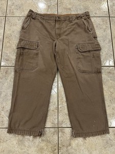 Duluth Trading Fire Hose Cargo Pants Mens 44X30 Canvas Relaxed Fit 92204