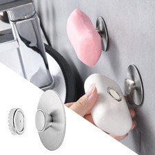 Rustproof Home Shower Magnetic Soap Dish Holder Hook Tool
