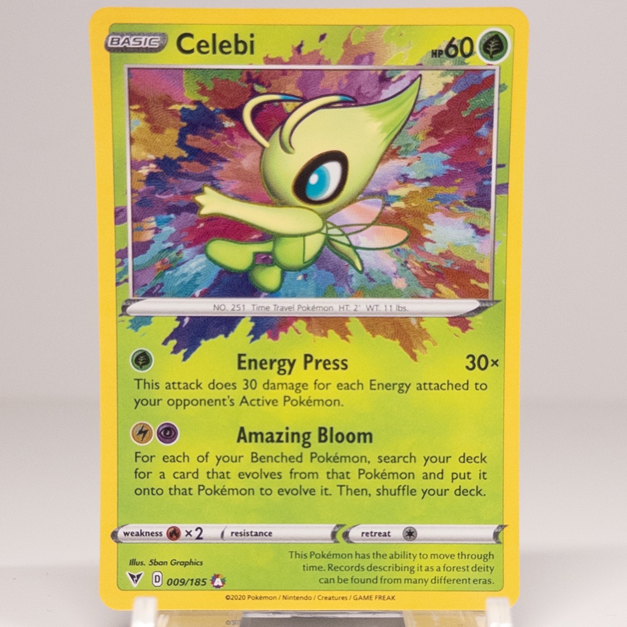 Celebi Amazing Rare SWSH04: Vivid Voltage 009/185 NM