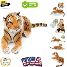 Arrow The Tiger - 17 Inch Tail Measurement Not Included Stuffed Animal Plush Cat