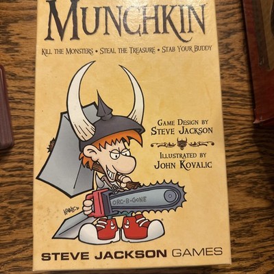 Munchkin RPG Dungeon Crawl Card Game FIrst Edition *Complete* Decks Monsters