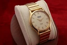RARE Vintage Seiko Slim GOLD Quartz Gentlemen's Wrist Watch