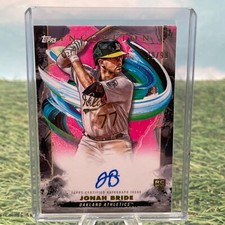 2023 Inception Rookies & Emerging Stars -Magenta /99- Jonah Bride Rookie Auto RC