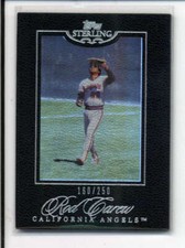 ROD CAREW 2006 TOPPS STERLING #146 RARE BASE CARD SP #160/250 AN4082
