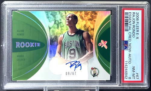 Rajon Rondo [Autograph Credentials Now] #67 2006 Fleer E-X card