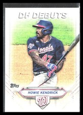 Howie Kendrick 2021 Topps #DHD-7     DH Debuts