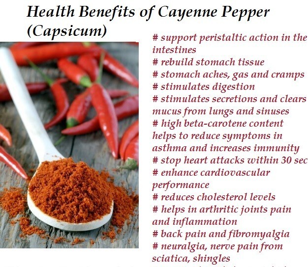 cayenne pepper benefits